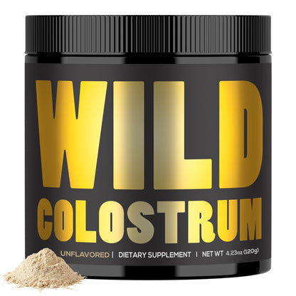 Colostrum Powder Unflavored – 120g, Grass-Fed Bovine Colostrum for Immune, Gut & Energy Support
