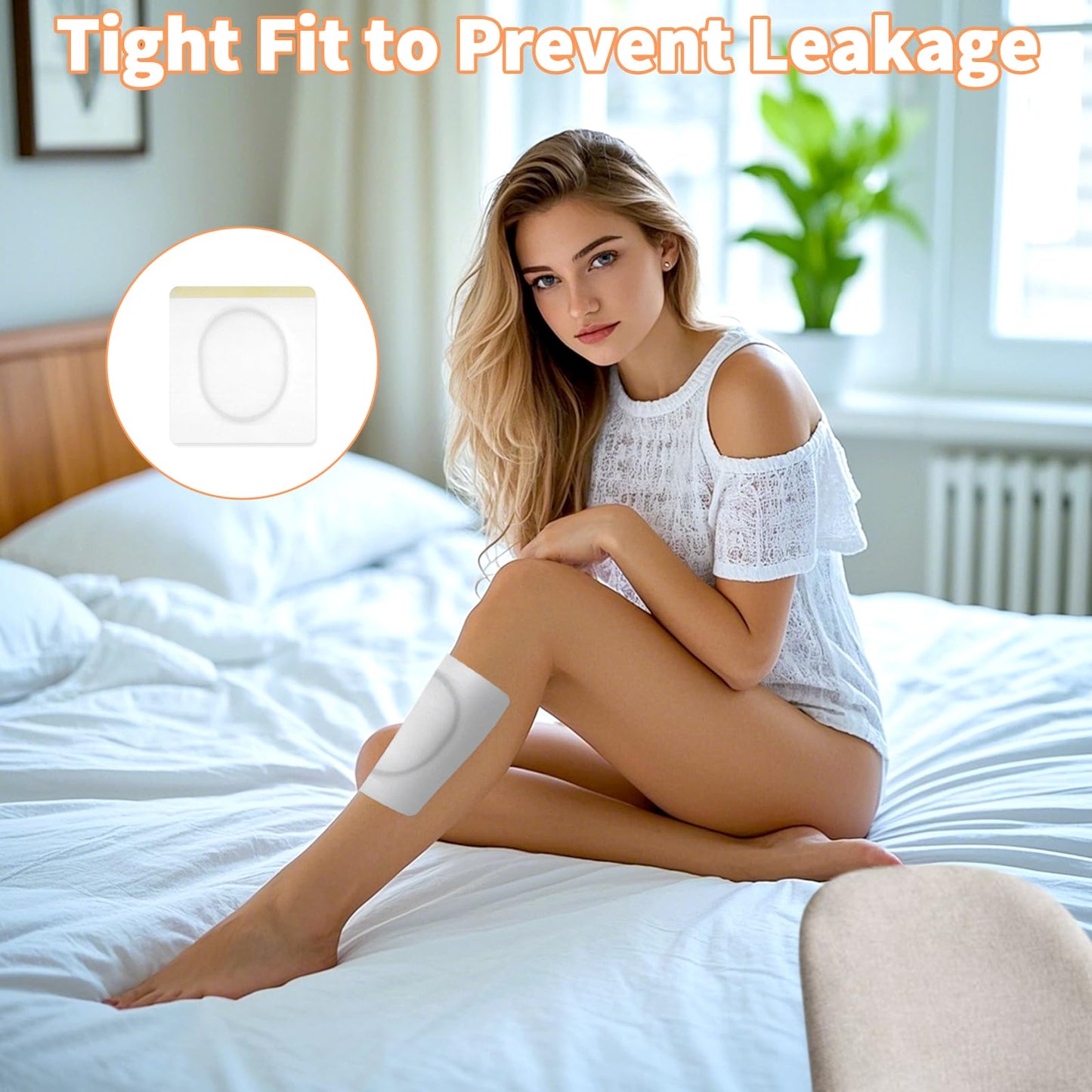 30PCS Self-Adhesive Castor Oil Patches – Leak-Proof, No Wash (5.51 x 5.12 in)