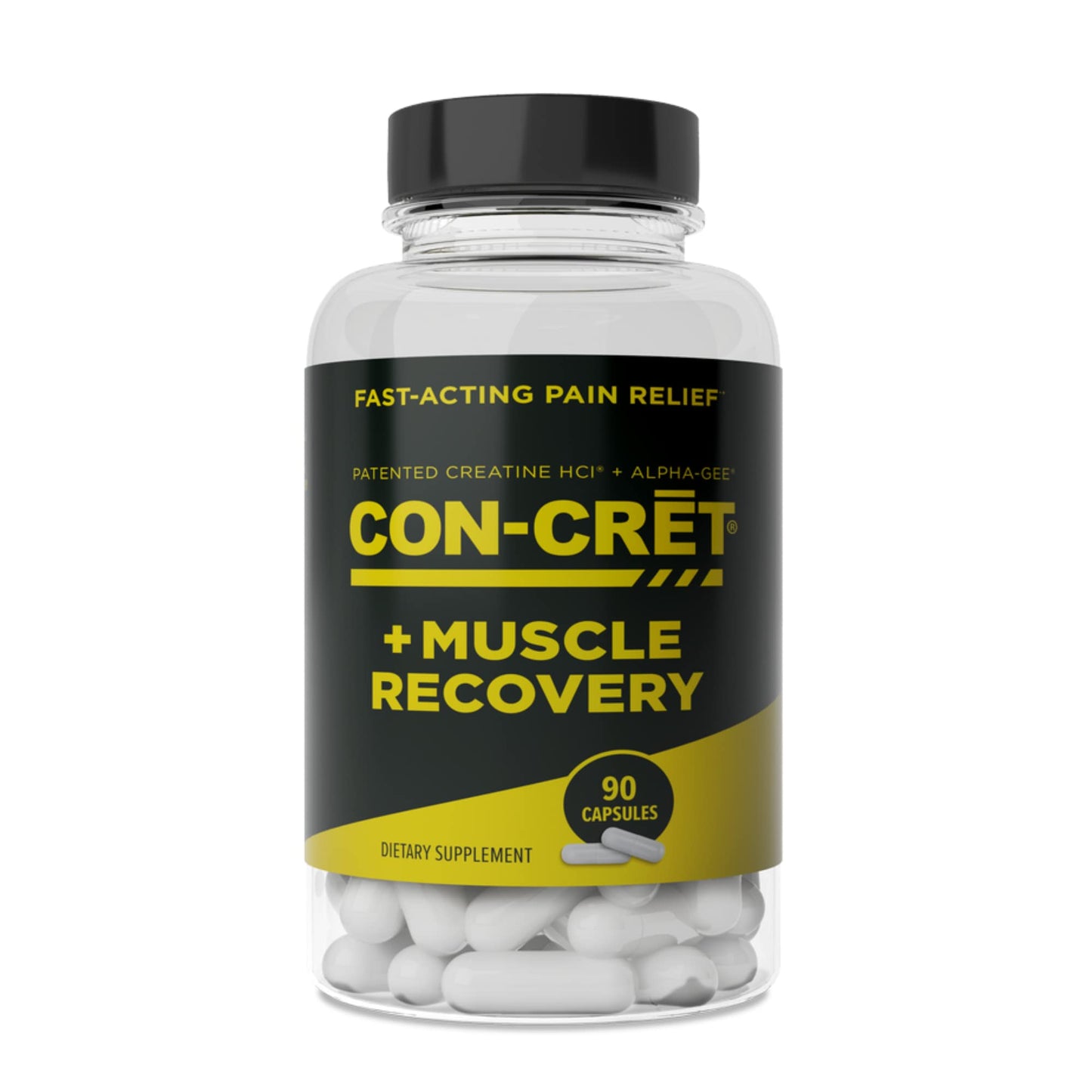 CON-CRET ProMera Sports Muscle Recovery, Concentrated Creatine and Alpha-GEE®, Supports Muscle Recovery, Reduces Soreness, Restores Muscle Health, 90 Capsules
