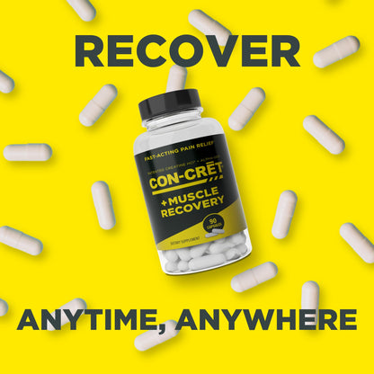CON-CRET ProMera Sports Muscle Recovery, Concentrated Creatine and Alpha-GEE®, Supports Muscle Recovery, Reduces Soreness, Restores Muscle Health, 90 Capsules