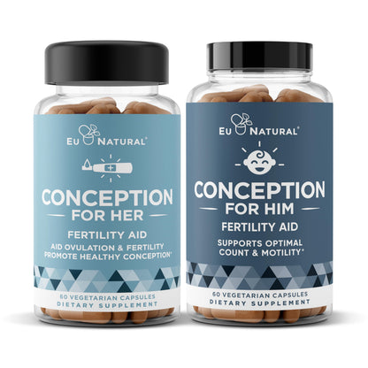 Conception Fertility Bundle for Her & Him – 120 Count | Prenatal Vitamins
