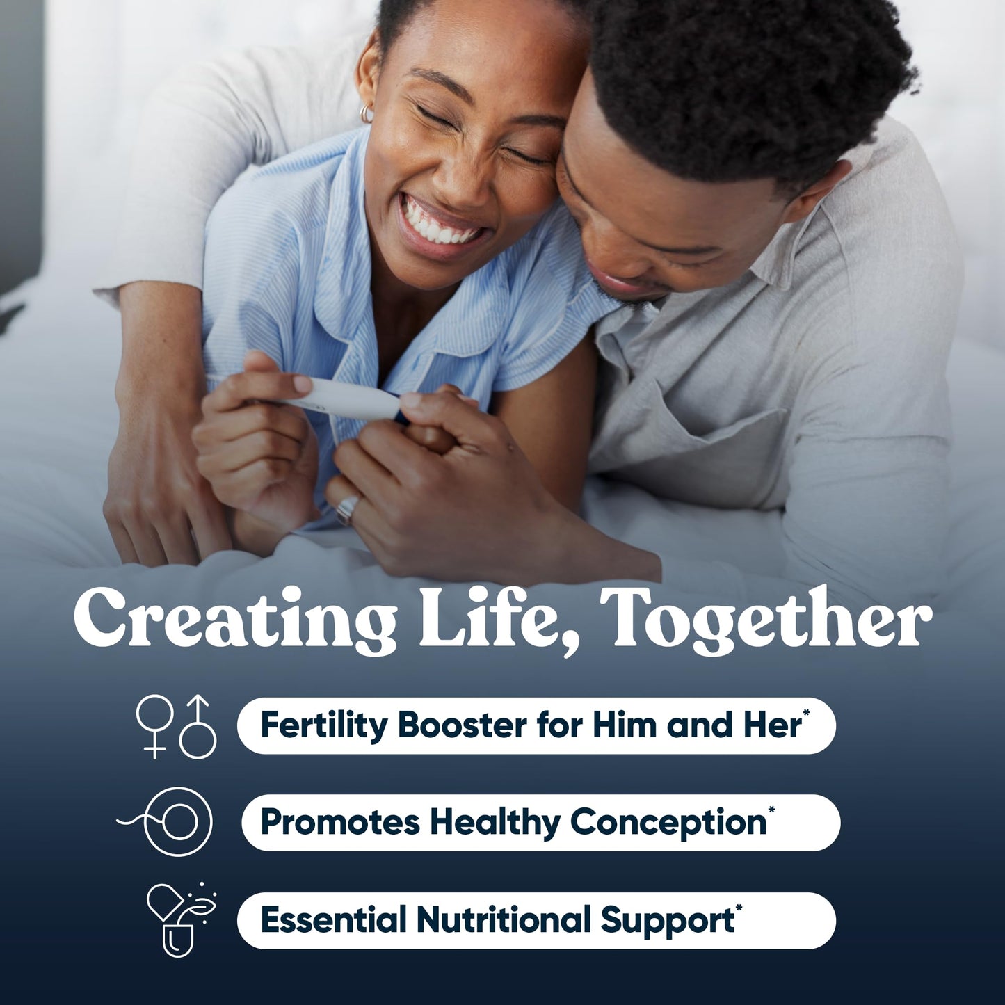 Conception Fertility Bundle for Her & Him – 120 Count | Prenatal Vitamins