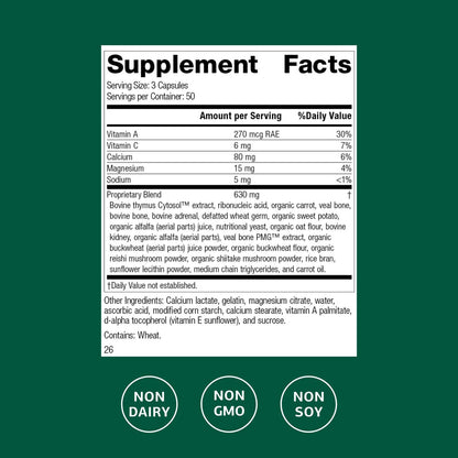 Congaplex Thymus Gland Support - Immune Health Capsule Supplement, 150 Capsules | Standard Process Inc.