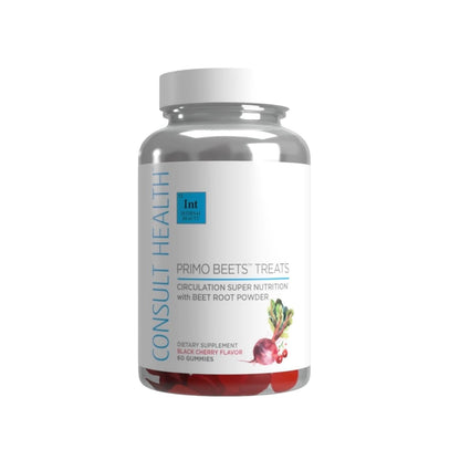 Consult Health Primo Beets Gummies – Circulation Support (Beet Root, Black Cherry)