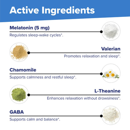 Superior Source Super Slumber Helper - Melatonin Sleep Aid with L-Theanine & Chamomile