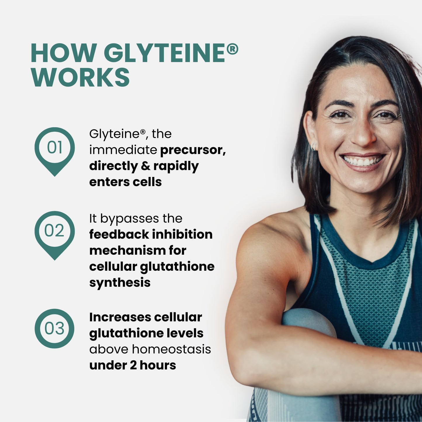 CONTINUAL G Powder - Clinically Proven Glutathione Precursor with Glyteine & Sunfiber
