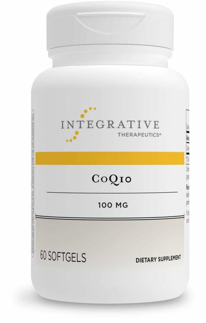 Integrative Therapeutics CoQ10 100 mg – Cellular Energy, Heart & Brain Support | 60 Softgels