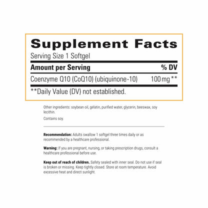 Integrative Therapeutics CoQ10 100 mg – Cellular Energy, Heart & Brain Support | 60 Softgels
