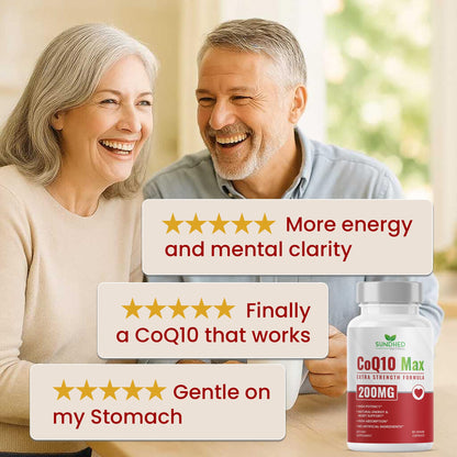 CoQ10 200mg Vegan – Ultra High Absorption CoQ10 (60 Count)