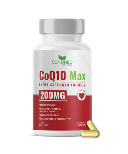 CoQ10 200mg Vegan – Ultra High Absorption CoQ10 (60 Count)