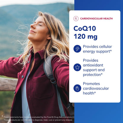 Pure Encapsulations CoQ10 120 mg – Coenzyme Q10 for Heart Health, Energy & Antioxidant Support, 30 Capsules