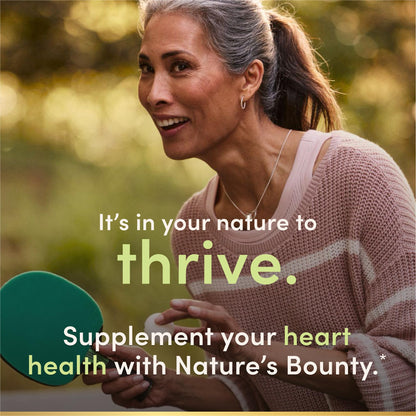 Nature’s Bounty CoQ10 200 mg Softgels – Twin Pack, 160 Rapid Release | Heart Health & Cellular Energy