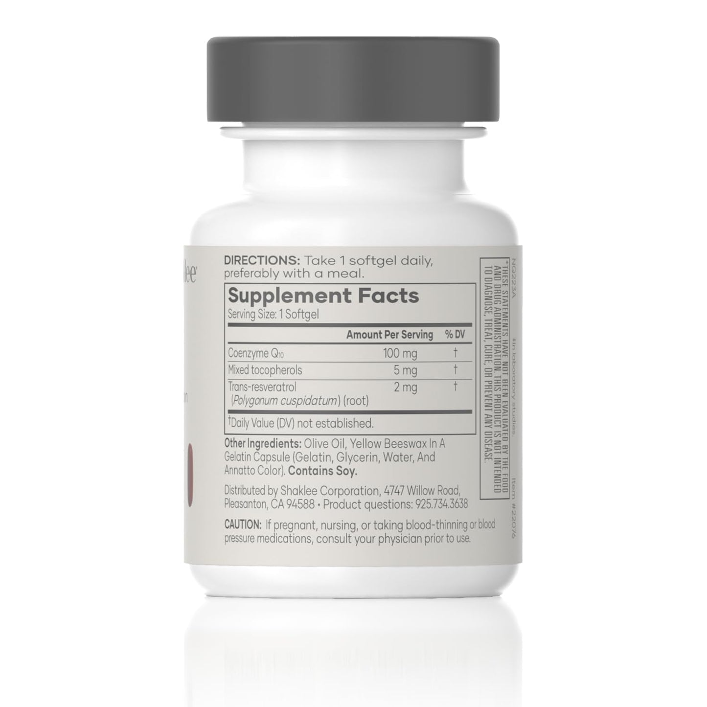 CoQHeart with Q-Trol - CoQ10 & Resveratrol for Heart Health & Energy