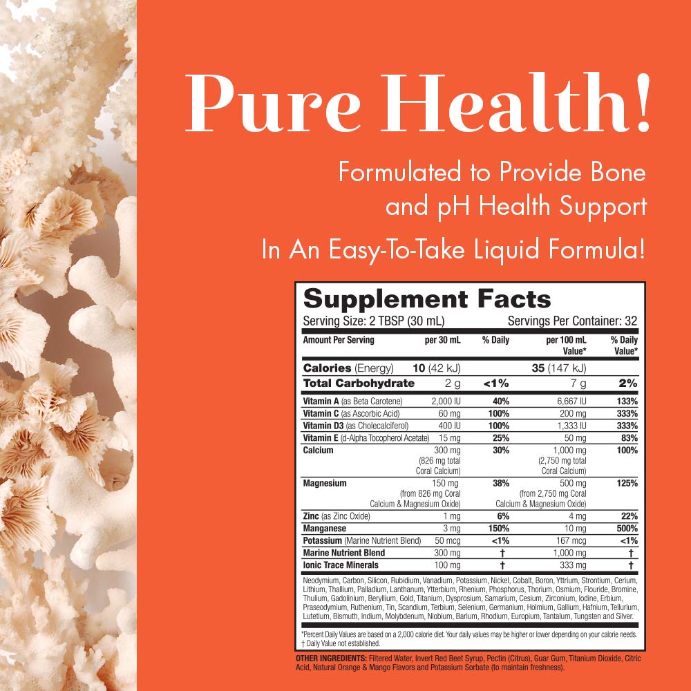 Dynamic Health Coral Calcium Complex | Liquid Calcium with Magnesium