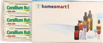 Corallium Rubrum Homeopathy Pellets 200C – Pack of 3 | HomeoMart