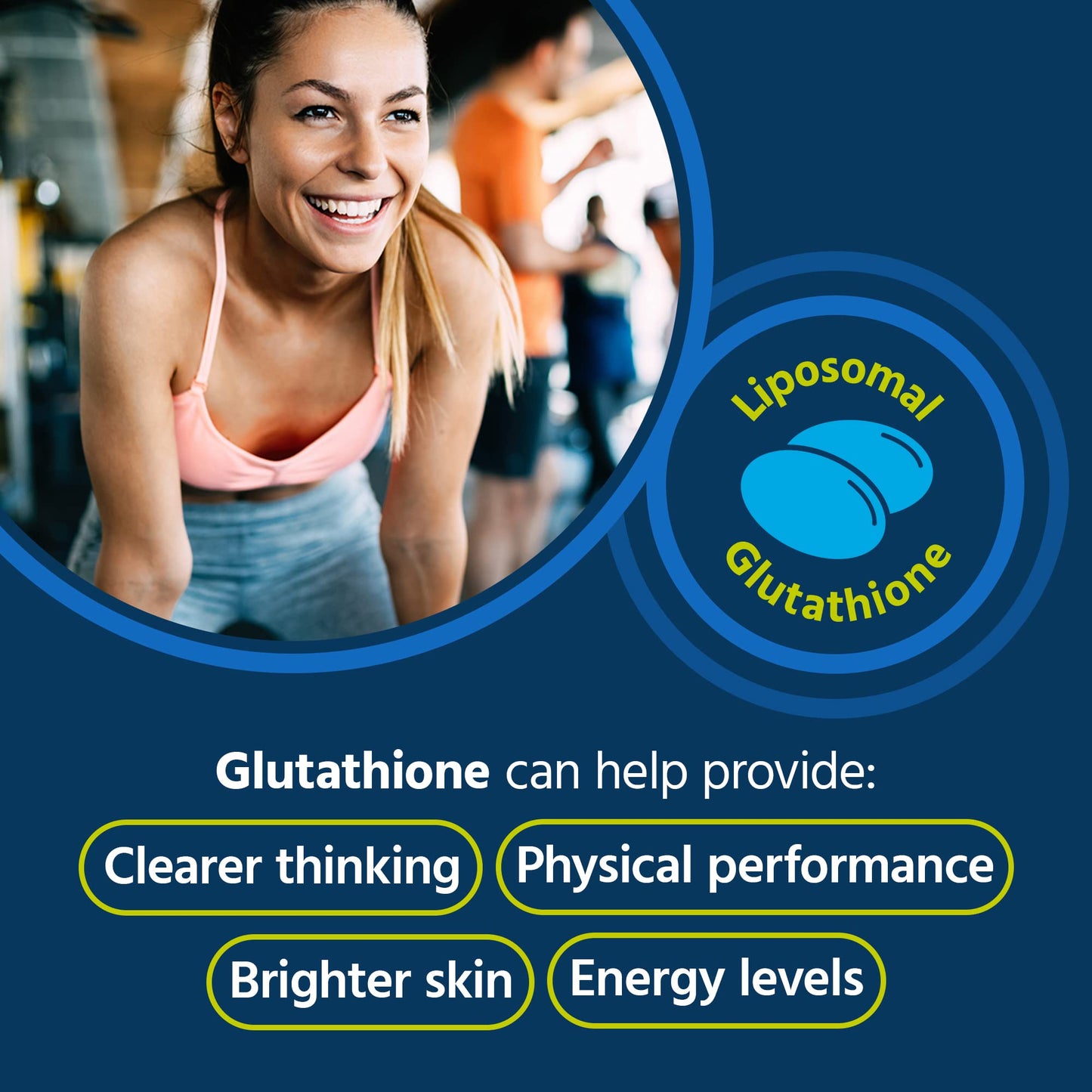 Core Med Science Liposomal Glutathione Supplement – 500mg, 60 Softgels