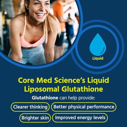 Core Med Science Liposomal Glutathione Liquid 500mg – 4 Fl Oz | Phospholipid Complex