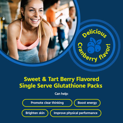 Core Med Science Liposomal Glutathione - Sweet & Tart Berry, 30 Sachets