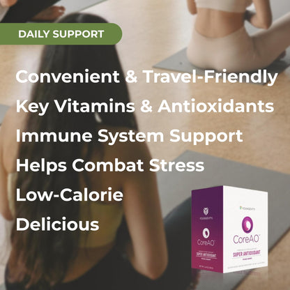 Youngevity CoreAO Stiks – Berry Antioxidant Immune Support (30 Servings)