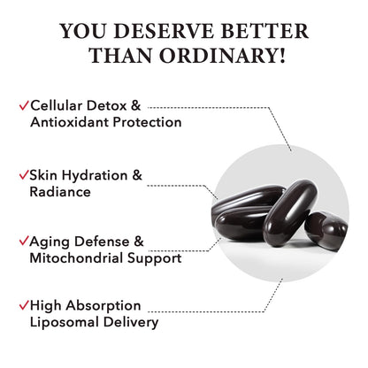 CORPORALIGHT Liposomal Glutathione Softgels | Enhanced Absorption & Immune Support