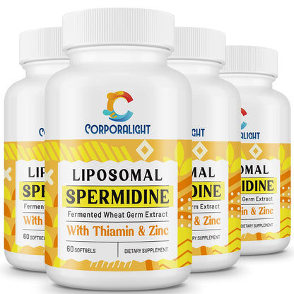 CORPORALIGHT 30mg Spermidine Softgels – High Absorption, Fermented Wheat Germ Extract, 240 Count