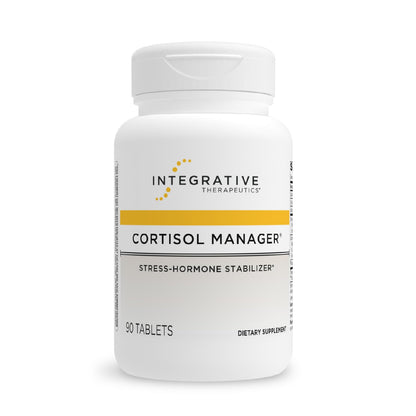 Integrative Therapeutics Cortisol Manager - Adrenal Health Support | Vegan, Dairy-Free & Gluten-Free | 90 Capsules (45 Servings)