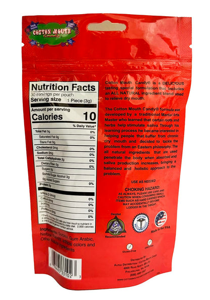 Cotton Mouth Candy Dry Mouth Relief Fruit Mix – 3.3 oz Bag | Sugar Free, Gluten Free