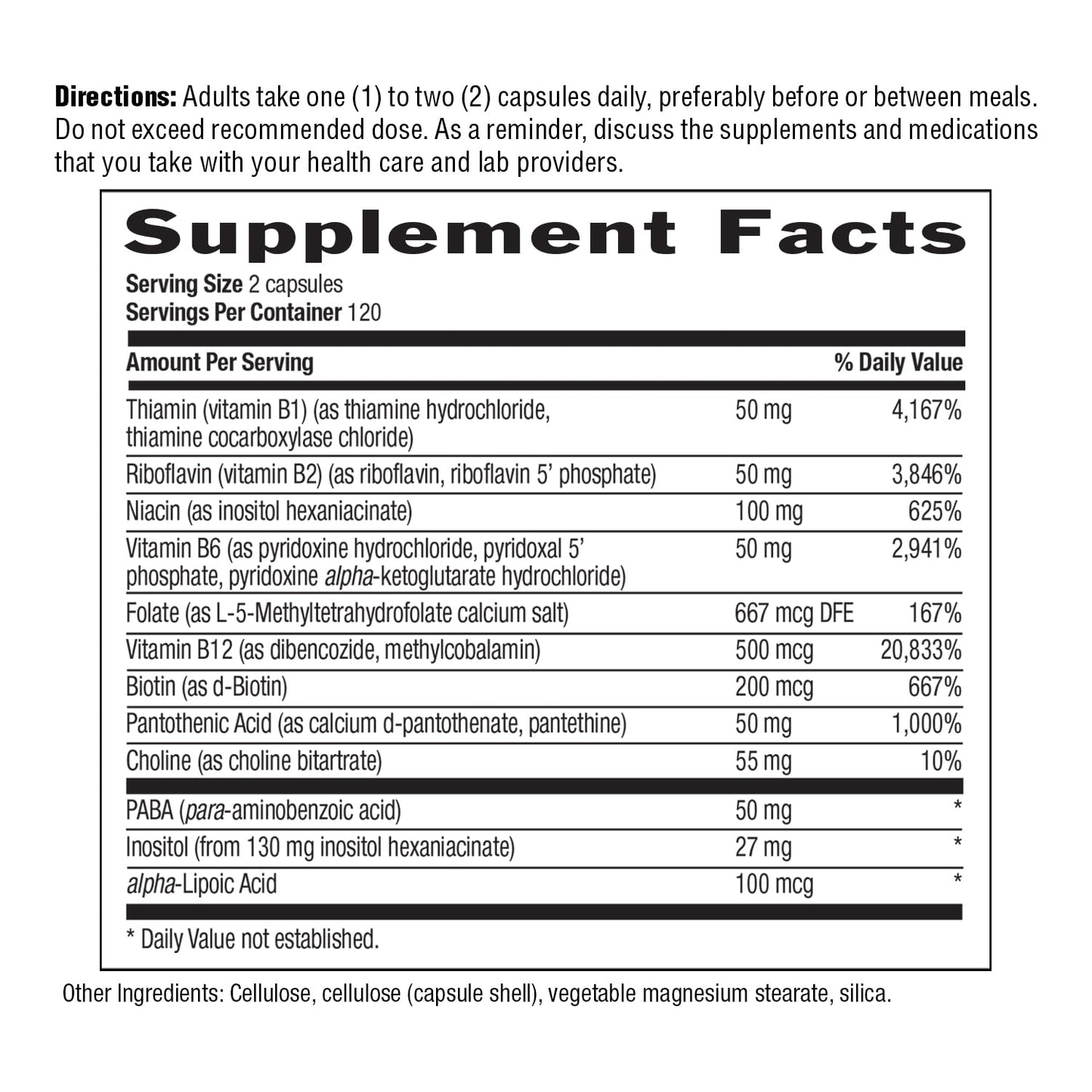 Country Life Coenzyme B-Complex Vitamin | Daily Energy & Metabolism Support | 240 ct
