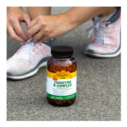 Country Life Coenzyme B-Complex Vitamin | Daily Energy & Metabolism Support | 240 ct