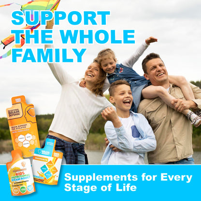 Cover Three Brain Assist - Liquid Brain Support for Focus & Memory