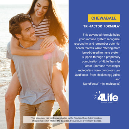 4Life Transfer Factor Chewable Tri-Factor Formula – Citrus Cream, 90 Tablets