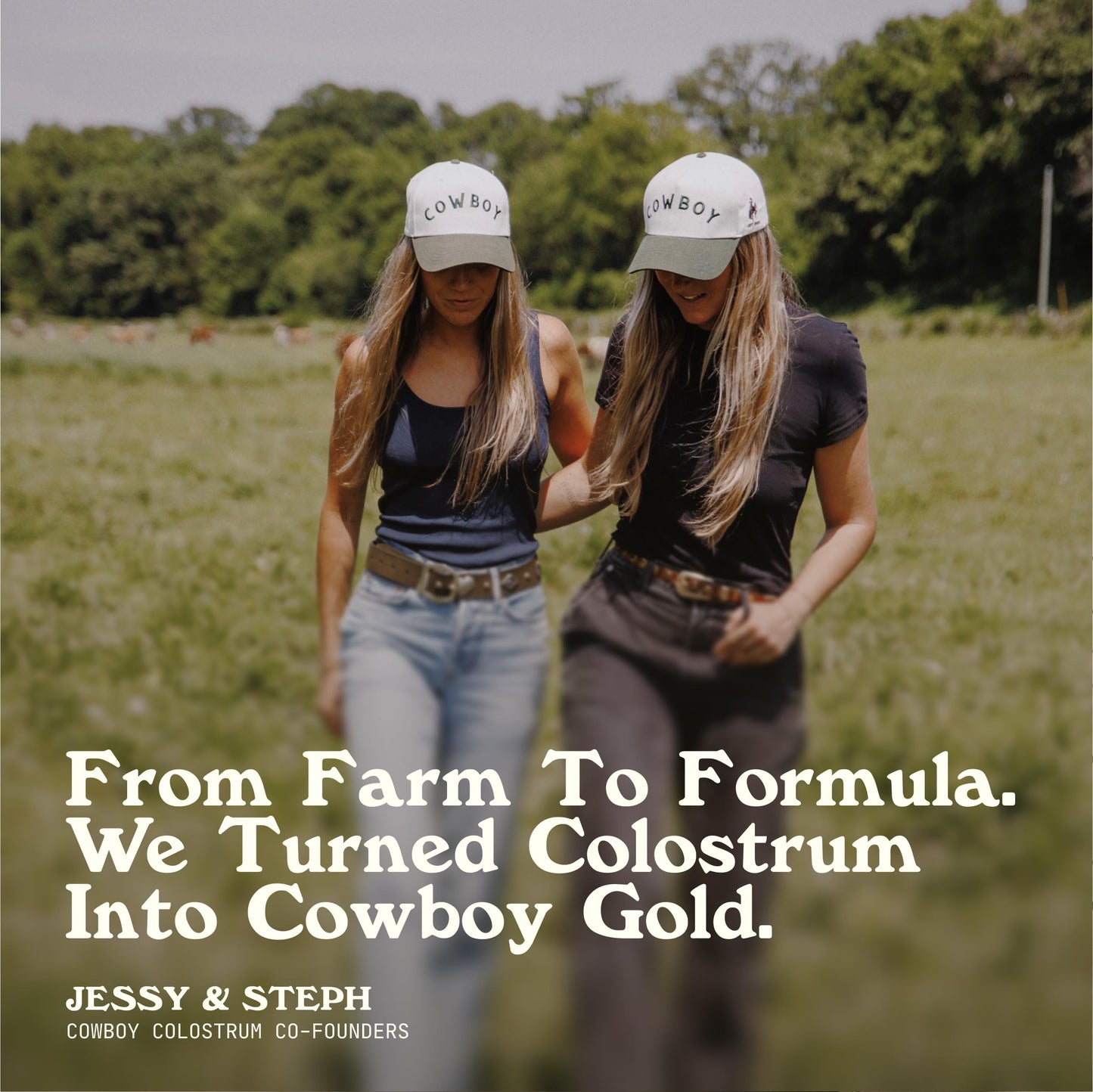 Cowboy Colostrum Powder – Grass-Fed Bovine Colostrum for Gut Health, Immunity, Skin & Hair (Vanilla, 40 Servings)