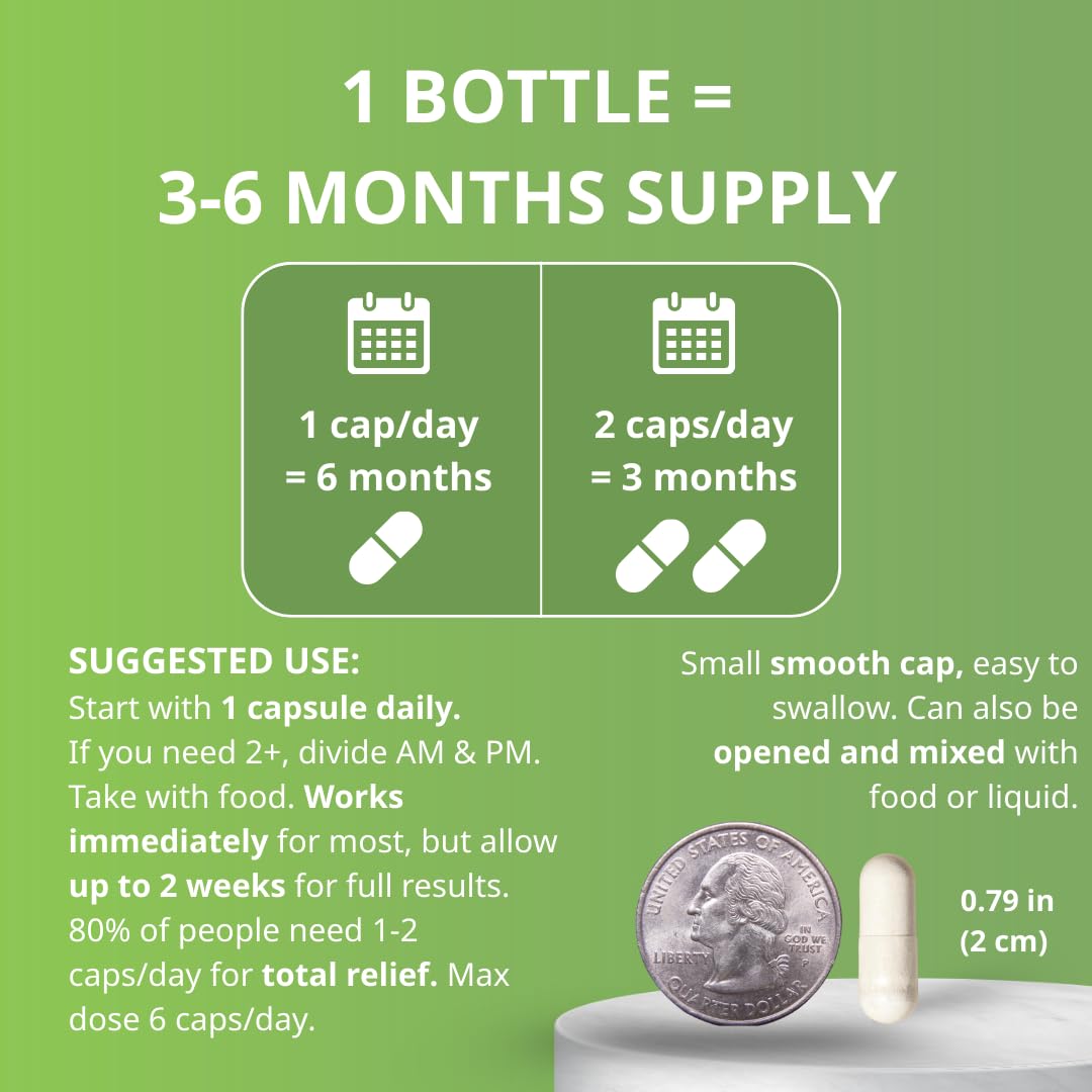 Cramp Defense Leg Cramps Pills — Organic Magnesium Capsules, High Absorption, Made in USA (3–6 Month Supply)