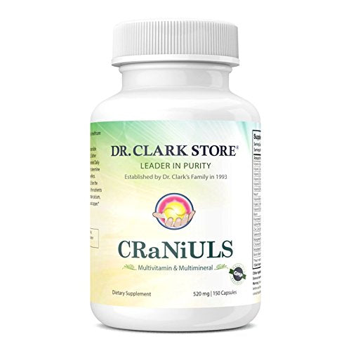 Dr Clark CRaNiULS Multi Vitamin & Mineral 520 mg Gelatin Capsules - 150 Count