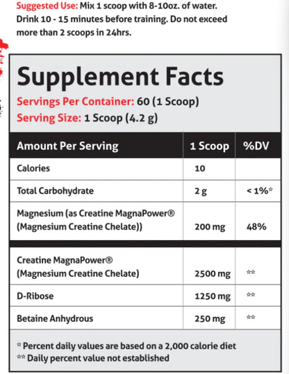 FRONTLINE FORMULATIONS Creatine Chaos – Lean Muscle Growth, Post-Workout, Unflavored (60 Servings)