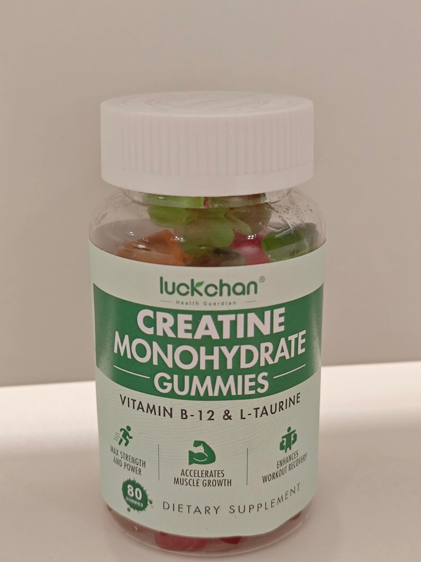 Creatine Monohydrate Gummies 5g – Pre-Workout Muscle Builder for Women & Men (160 Count)