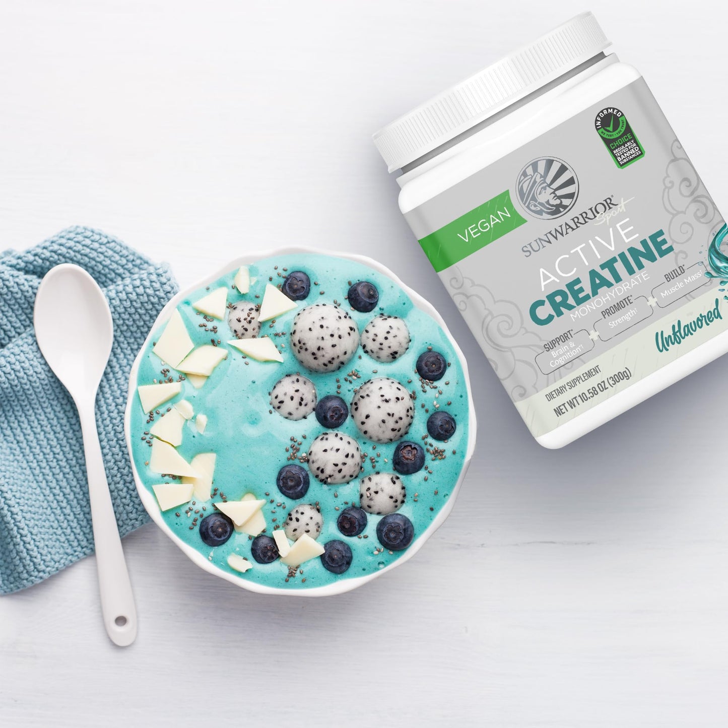 Creatine Monohydrate Powder – Micronized Pre-Workout | Vegan & Keto | 60 Servings