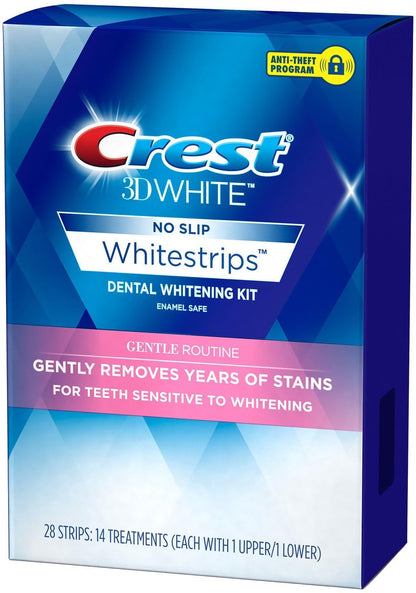 Crest 3D Whitestrips Sensitive Teeth – 28 Strips (14-Count Pack) for Teeth Whitening