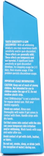 Crest 3D Whitestrips Sensitive Teeth – 28 Strips (14-Count Pack) for Teeth Whitening