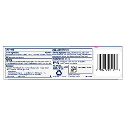 Crest Advanced Kid's Fluoride Toothpaste – Bubblegum Flavor, 4.2 oz, 3 Count, Color-Changing