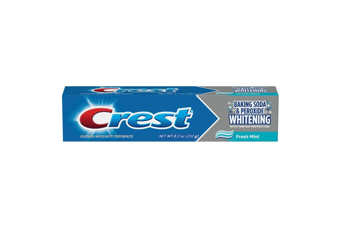 Crest Bspx Whitening 8.2 oz – 3-Pack Toothpaste (Baking Soda & Peroxide) with Tartar Control | Fresh Mint