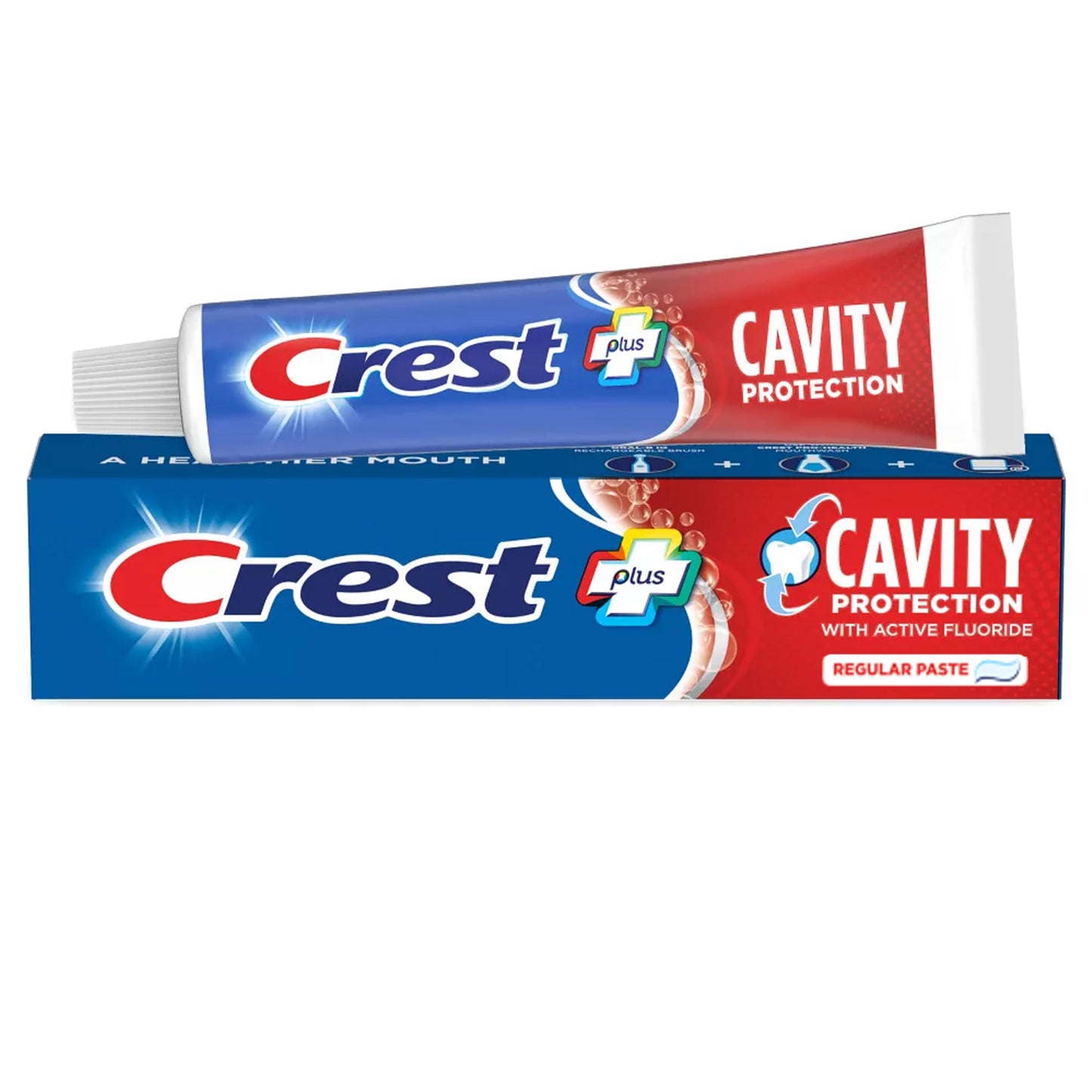 Crest Cavity Protection Toothpaste, Regular 8.2 oz (Pack of 2)