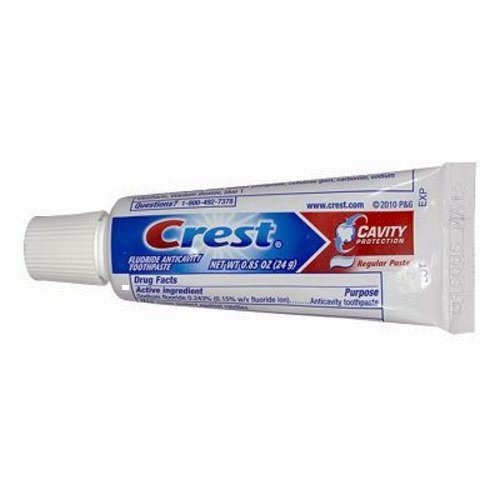 Crest Cavity Protection Toothpaste – Travel Size 0.85 oz, Pack of 72