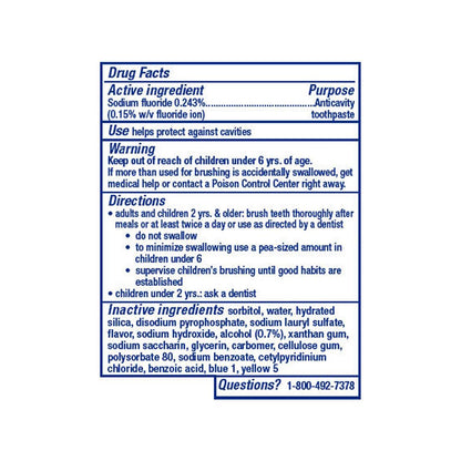 Crest Complete Multi-Benefit With Extra Advantage Whitening Plus Scope Toothpaste - Fresh Mint Striped 8.2oz (Pack of 3)