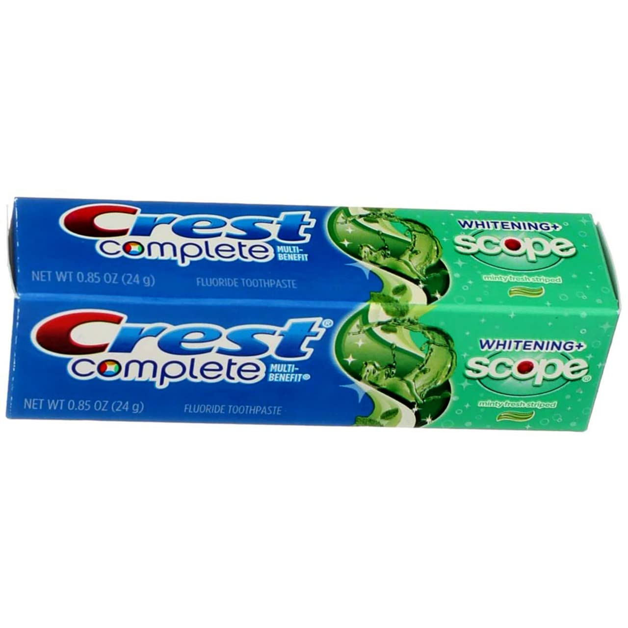 Crest Complete Whitening Plus Scope Toothpaste – TSA 0.85 oz (12 Pack)