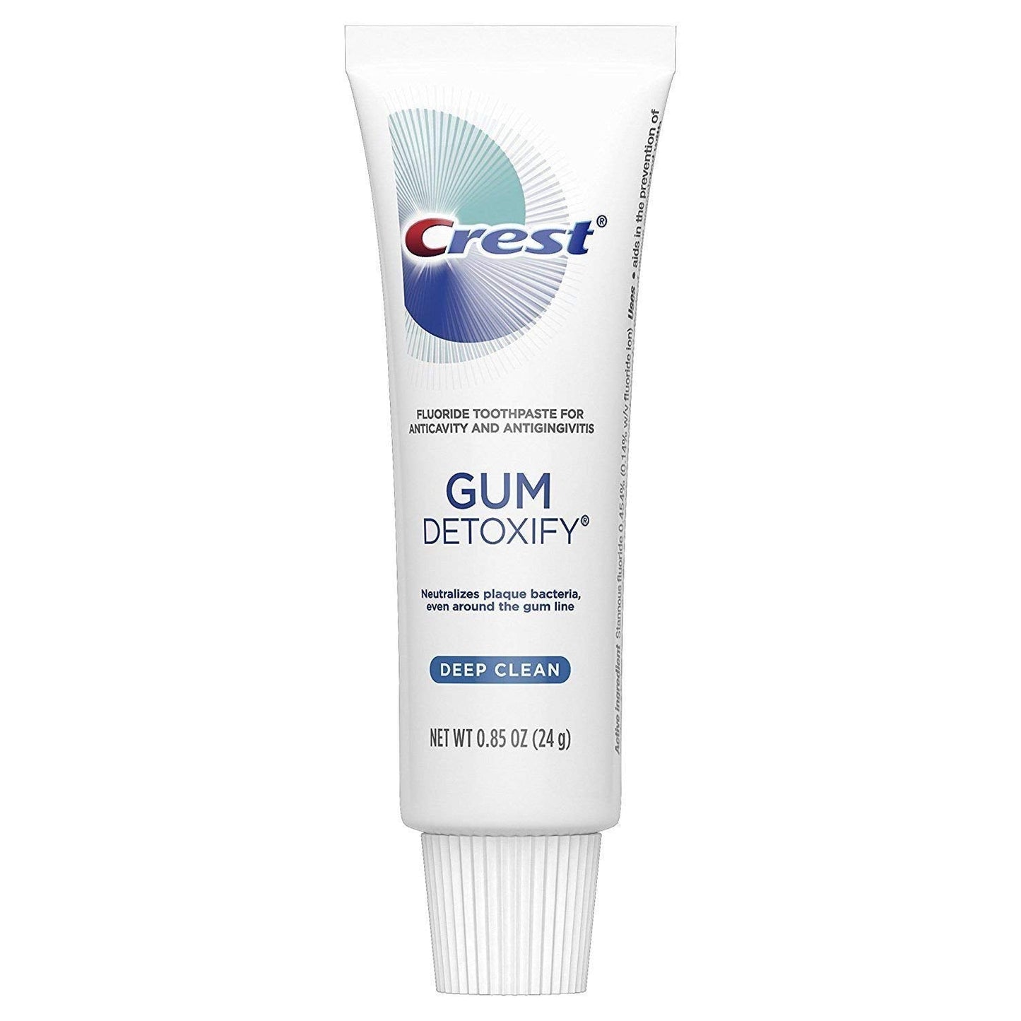 Crest Gum Detoxify Toothpaste – Deep Clean, Travel Size 0.85 oz | Pack of 36