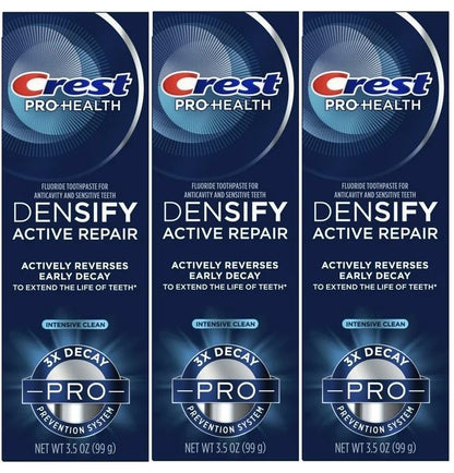 Crest Pro-Health Densify Toothpaste – Intensive Clean, 3.5 oz (Pack of 3)