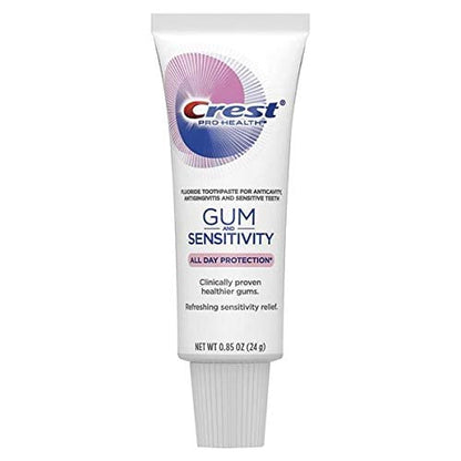 Crest Pro Health Gum and Sensitivity Toothpaste – Soft Mint Travel Size 0.85 oz (24g) Pack of 8