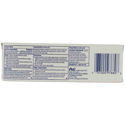 Crest Pro-Health Toothpaste Clinical Gum Protection Smooth Mint 3.5 oz Pack of 3