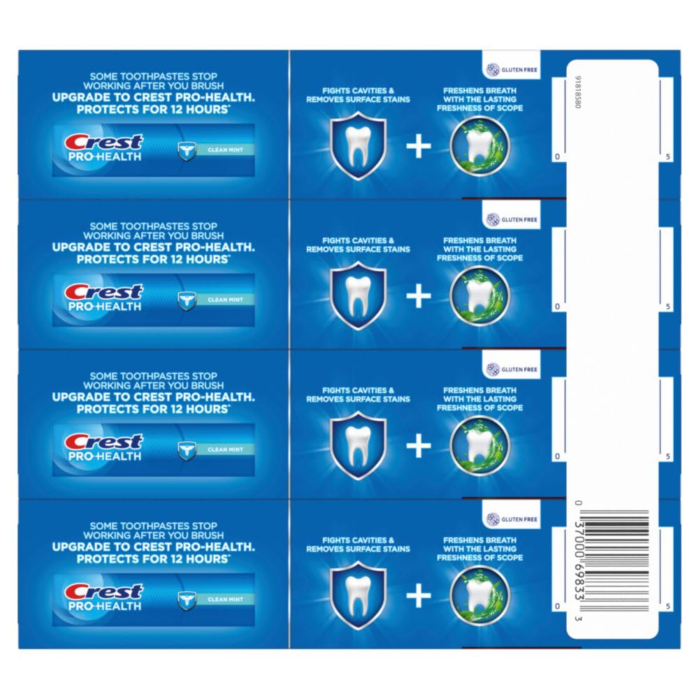 Crest Whitening Plus Scope: Complete Active Fresh + Whitening Toothpaste 5.5oz (4-pack)